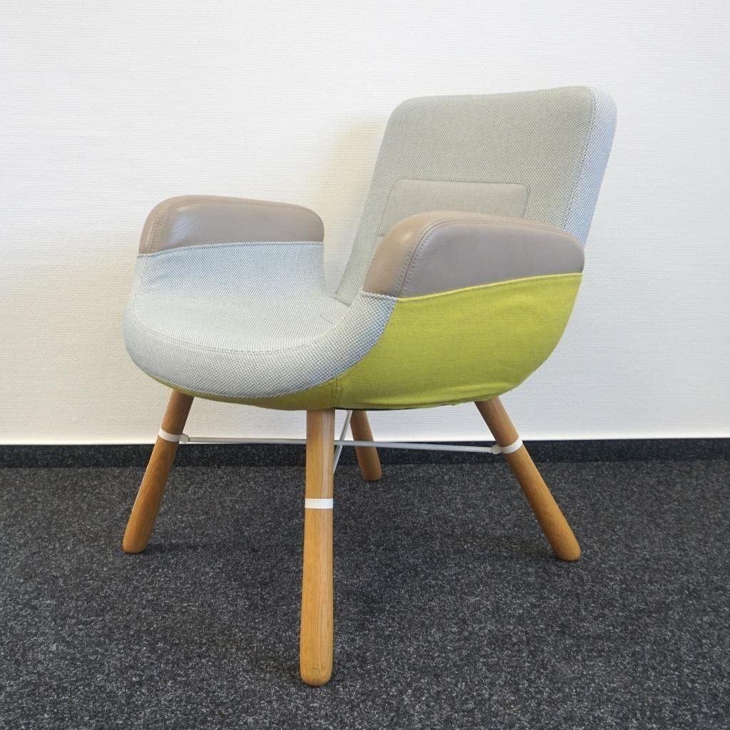 Vitra East River Design Fauteuil | Groen, Gebruikt, -, Minder dan 75 cm, -