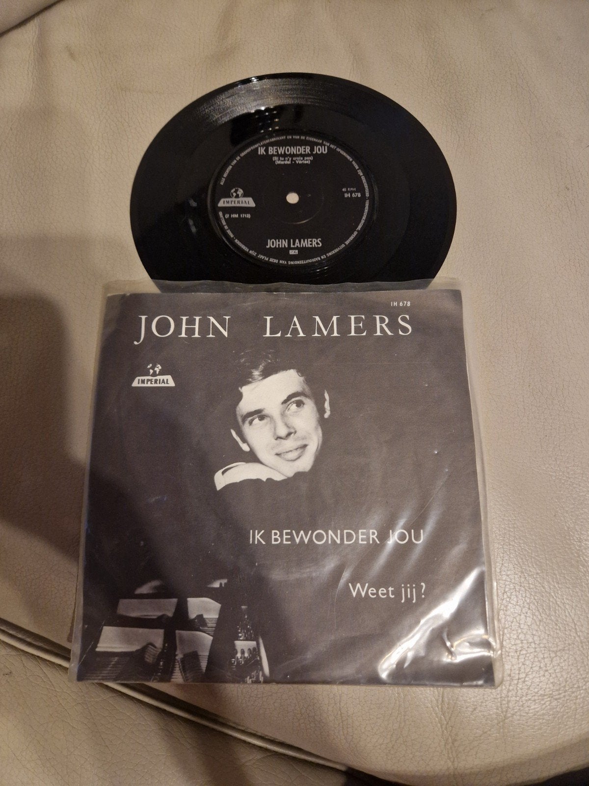 John Lammers  ik bewonder jou  / weer jjj, Ophalen of Verzenden, Gebruikt, 7 inch, Nederlandstalig