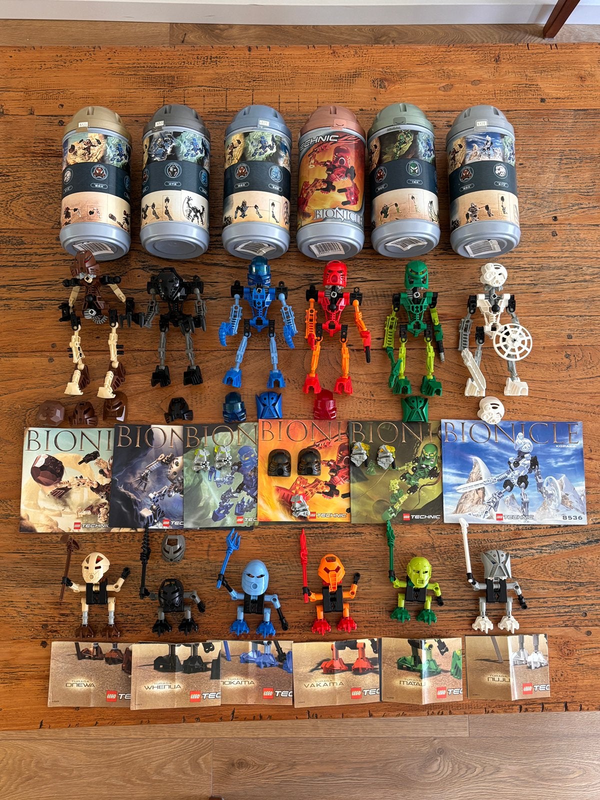 LEGO Bionicle Mata en Turaga sets (8531-8536 en 8540-8545), Kinderen en Baby's, Speelgoed | Duplo en Lego, Bionicle, Compleet