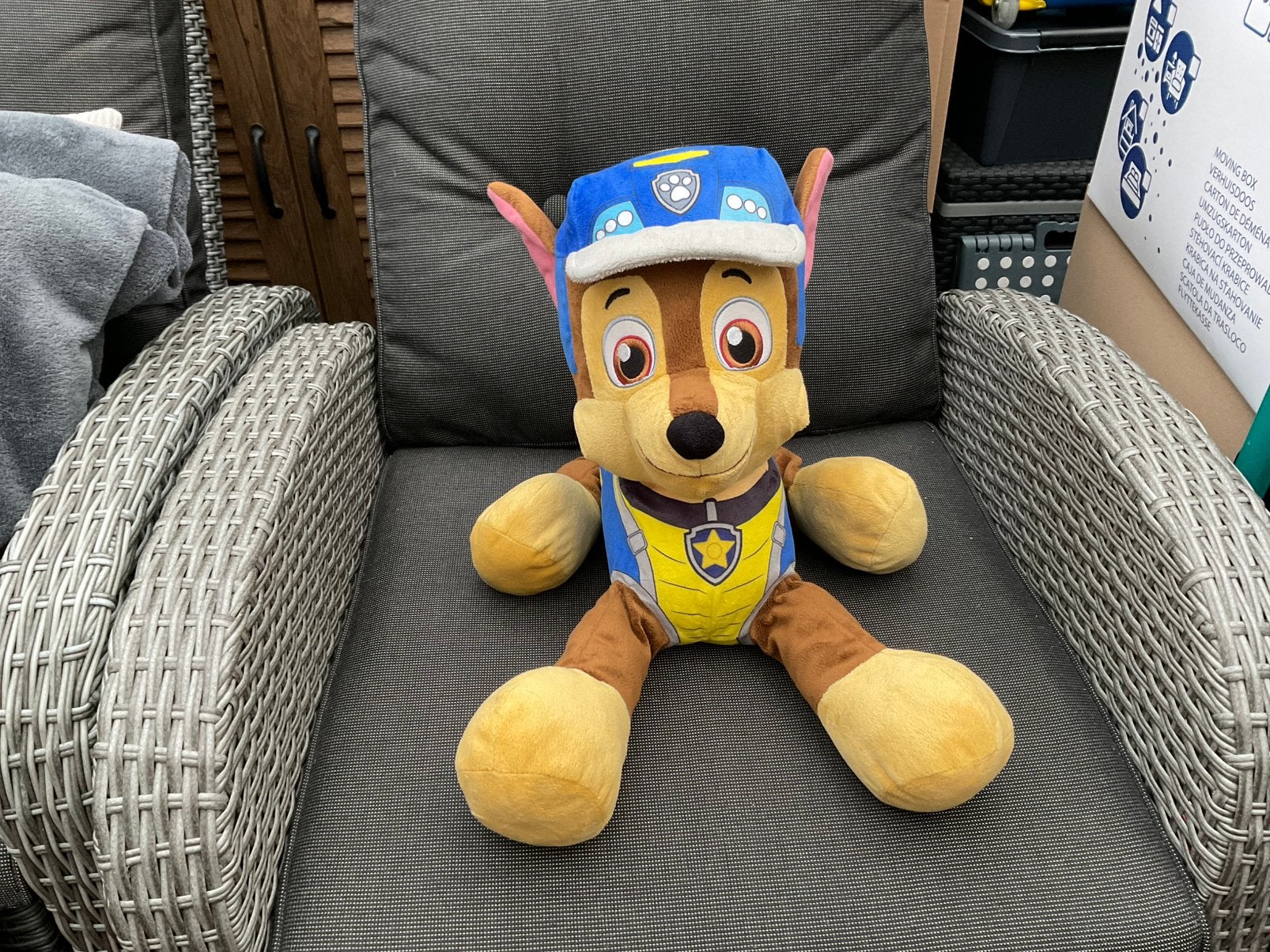 Nieuwe zgan super grote Chase knuffel ca 50cm Paw Patrol, Paw Patrol, Ophalen, Nieuw, Hond