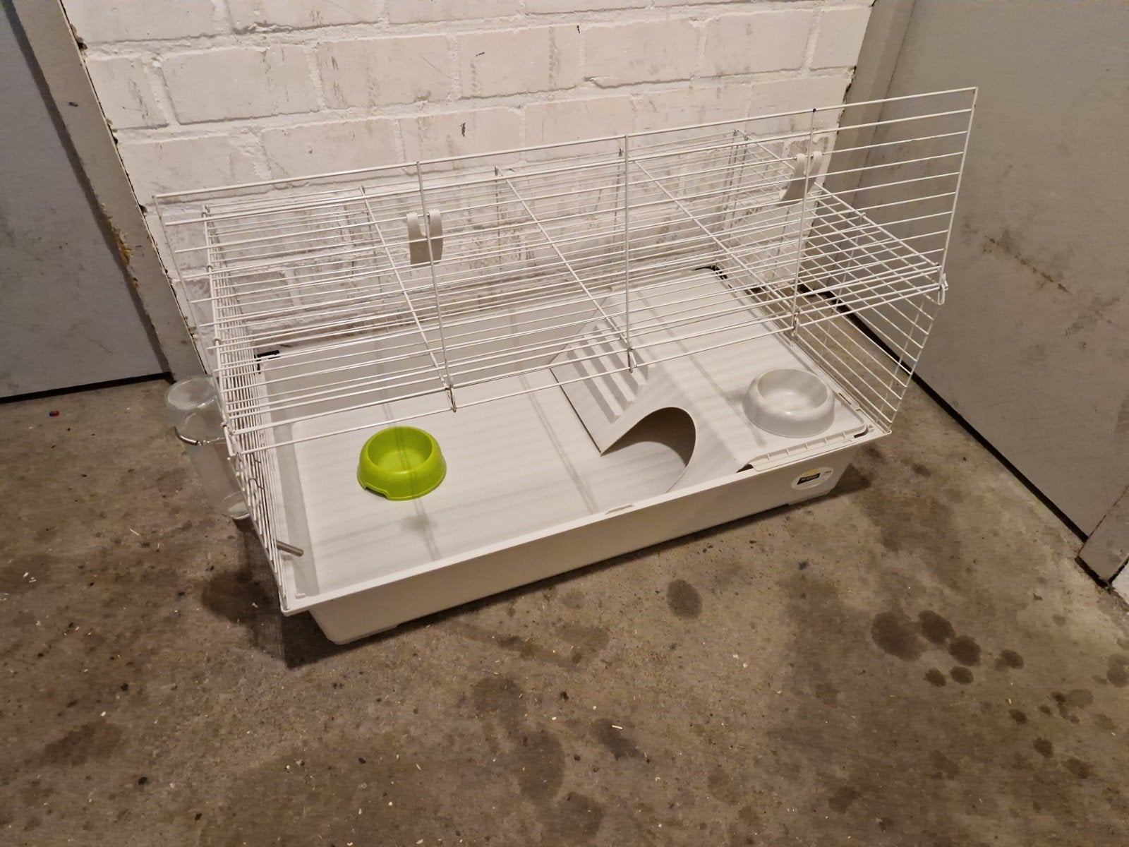 witte cavia / konijnen kooi, Kooi, Cavia, Zo goed als nieuw, 75 tot 110 cm