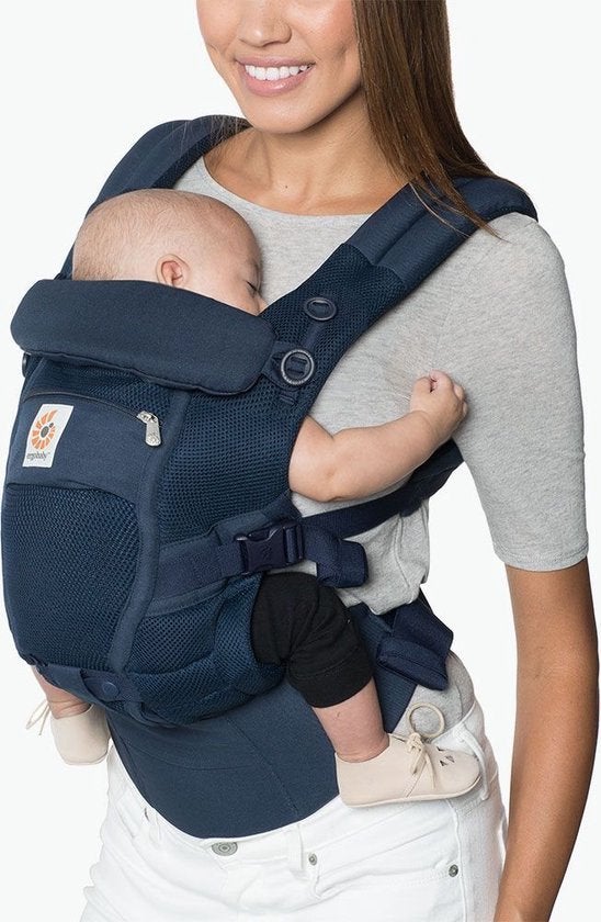 Ergobaby Adapt Cool Air Draagzak - Onyx black., Ophalen of Verzenden, Zo goed als nieuw, Draagzak, Overige merken