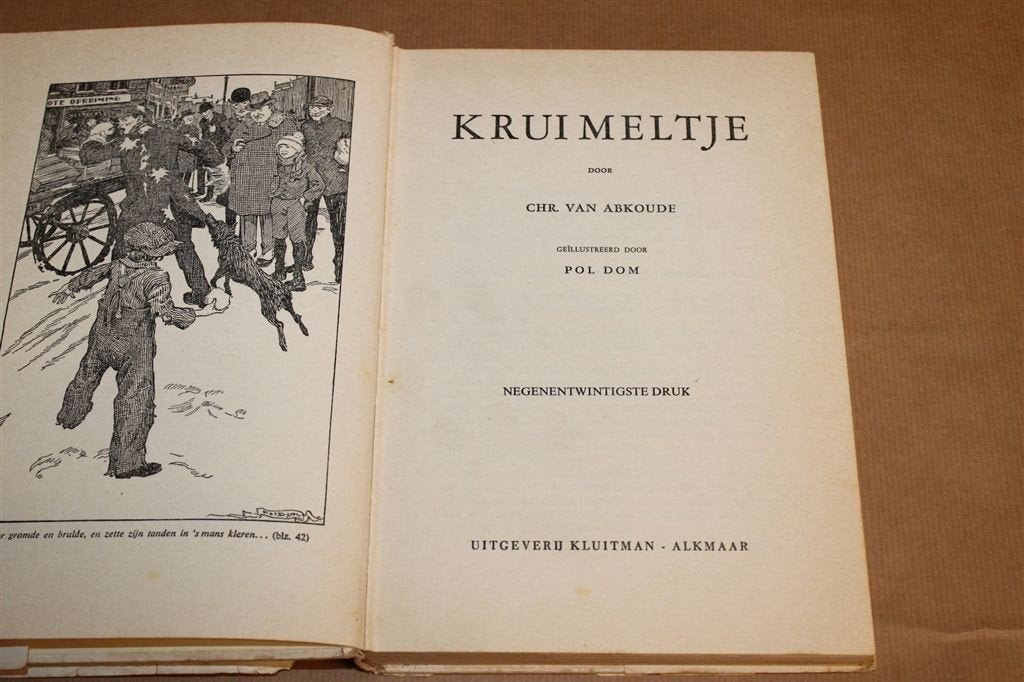 Kruimeltje — Van Abkoude, Pol Dom, Kluitman 1970, Boeken, Ophalen of Verzenden, Gelezen