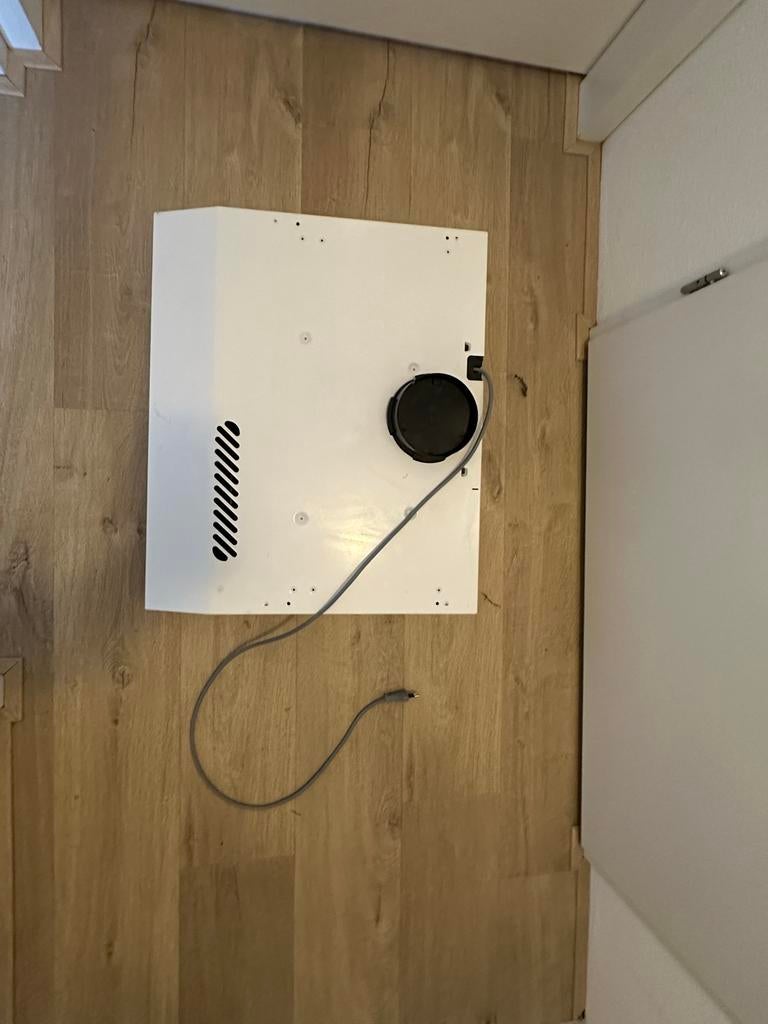 Witte ikea afzuigkap, Ophalen, Gebruikt, Inbouw, Onderbouw afzuigkap