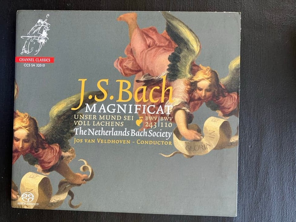 Bach - Magnificat & Unser Mund  (SACD) van Veldhoven, Ophalen of Verzenden, Zo goed als nieuw, Inclusief boekje, Barok