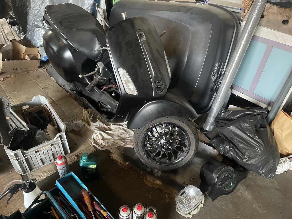 Vespa sprint 4t project scooter, Ophalen, Gebruikt, Benzine, Vespa