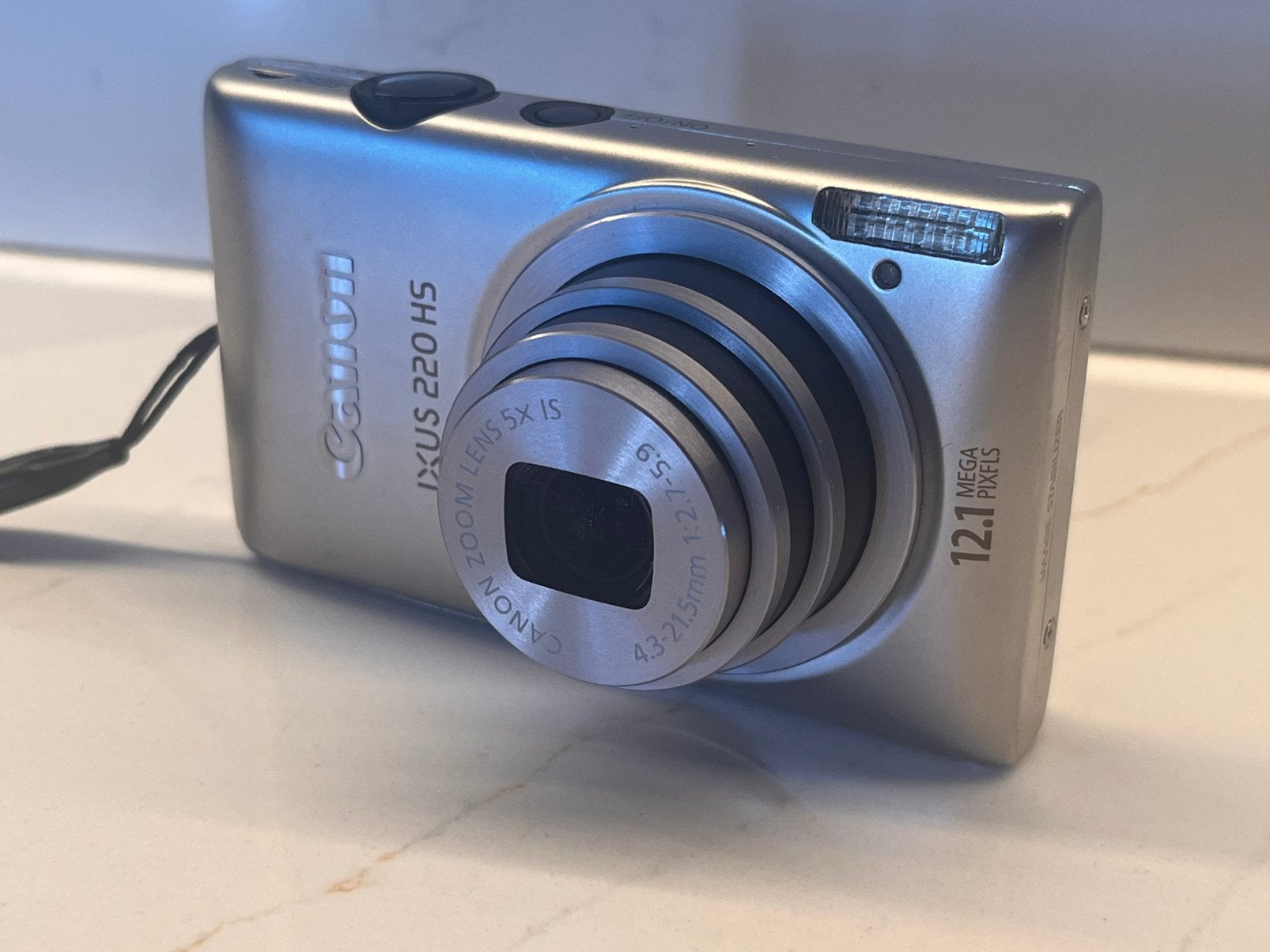Canon IXUS 220 HS Compactcamera - Zilver, Audio, Tv en Foto, Fotocamera's Digitaal, Canon, 12 megapixels, Ophalen of Verzenden