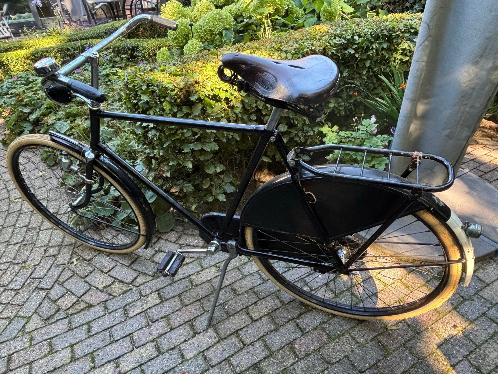 Vintage Union Climax herenfiets en philips koplamp, 55 tot 59 cm, Ophalen, Terugtraprem, Jaren '50