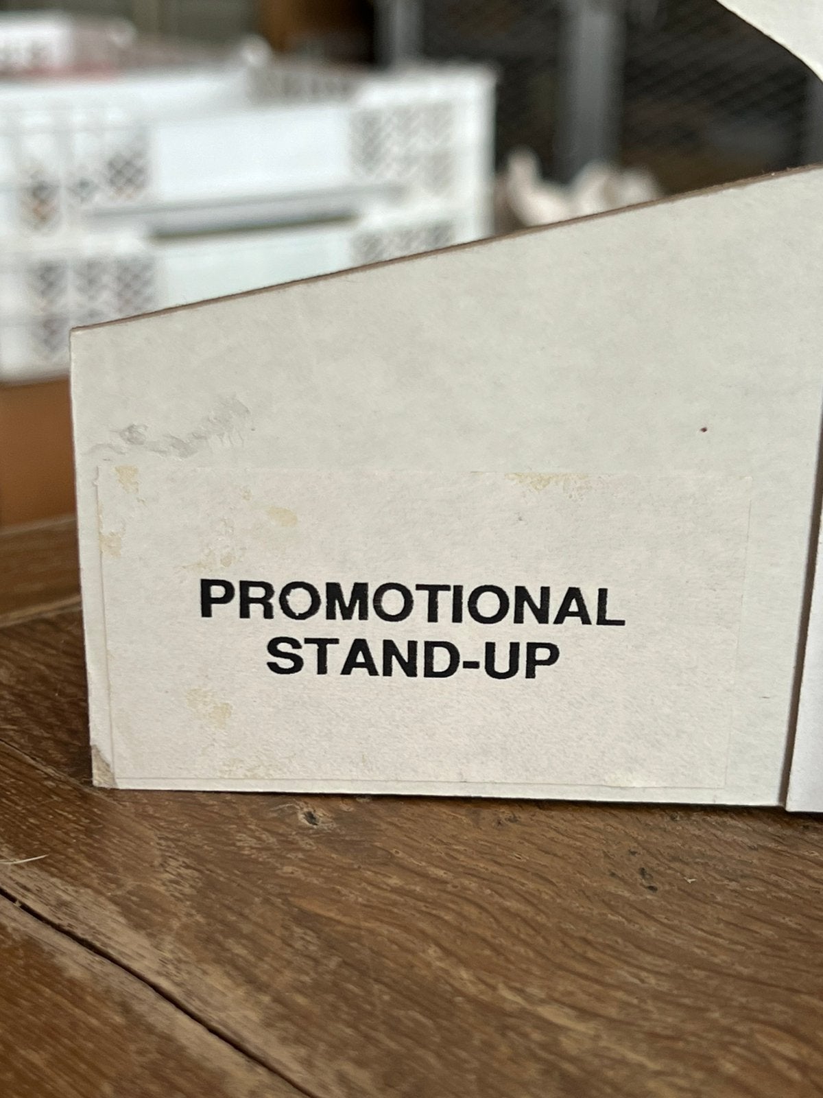VINTAGE SHOWCARD ROLLING STONES, Verzamelen, Ophalen of Verzenden, Gebruikt, Reclamebord