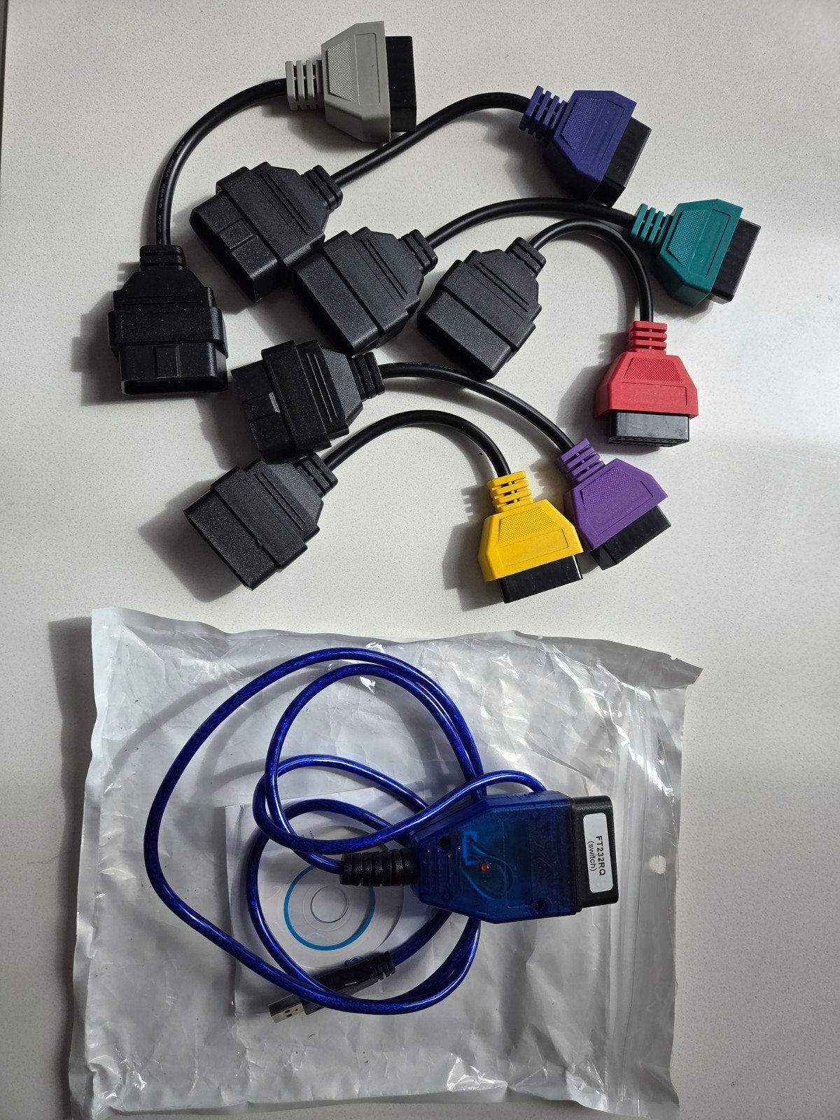 Multi ECU Scan adapterkabelset + KKL kabel o.a. Alfa/Fiat, Ophalen of Verzenden, Alfa Romeo