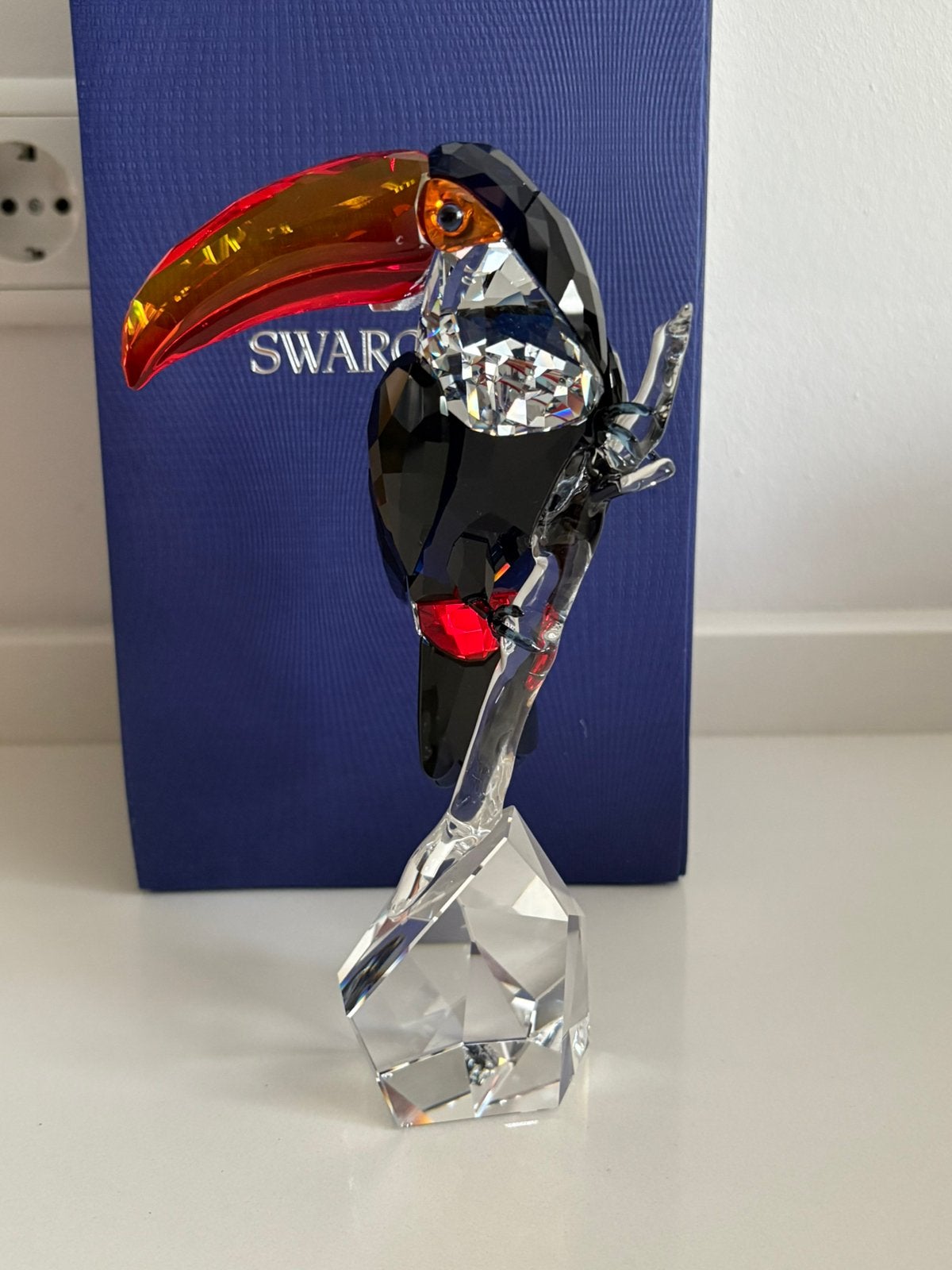 Swarovski toekan, Ophalen of Verzenden, Zo goed als nieuw, Figuurtje