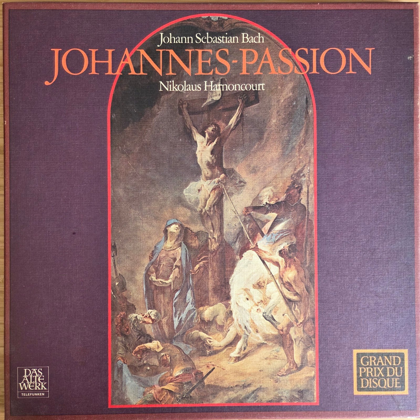 Johannes Bach - Johannes Passion 3LP box, Gebruikt, Overige formaten, Ophalen of Verzenden, Barok
