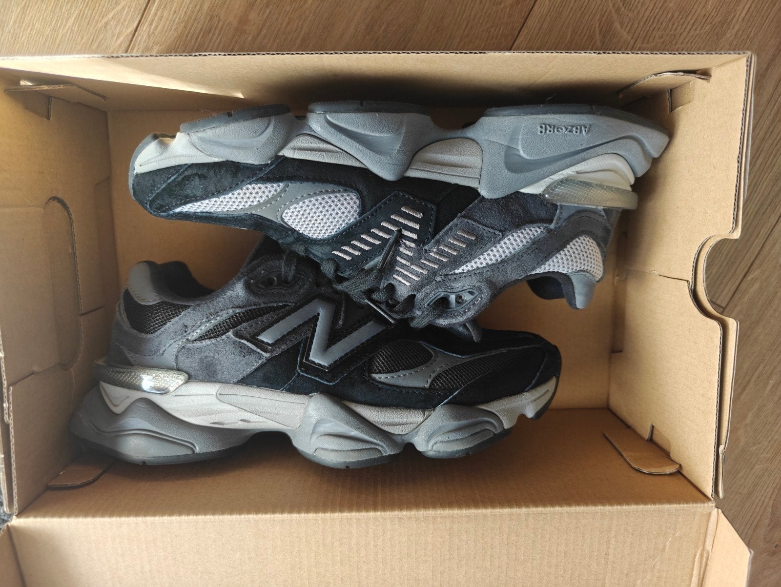 New Balance 9060 Sneakers Zwart/Grijs, Zwart, New Balance, Ophalen of Verzenden, Sneakers of Gympen