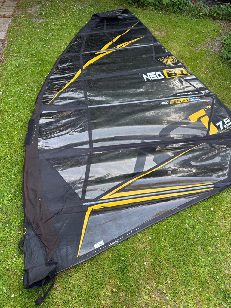 Point-7 AC-1 7.8m² windsurfzeil, 6.5 m² tot 8 m², Ophalen of Verzenden, Zeil, Gebruikt