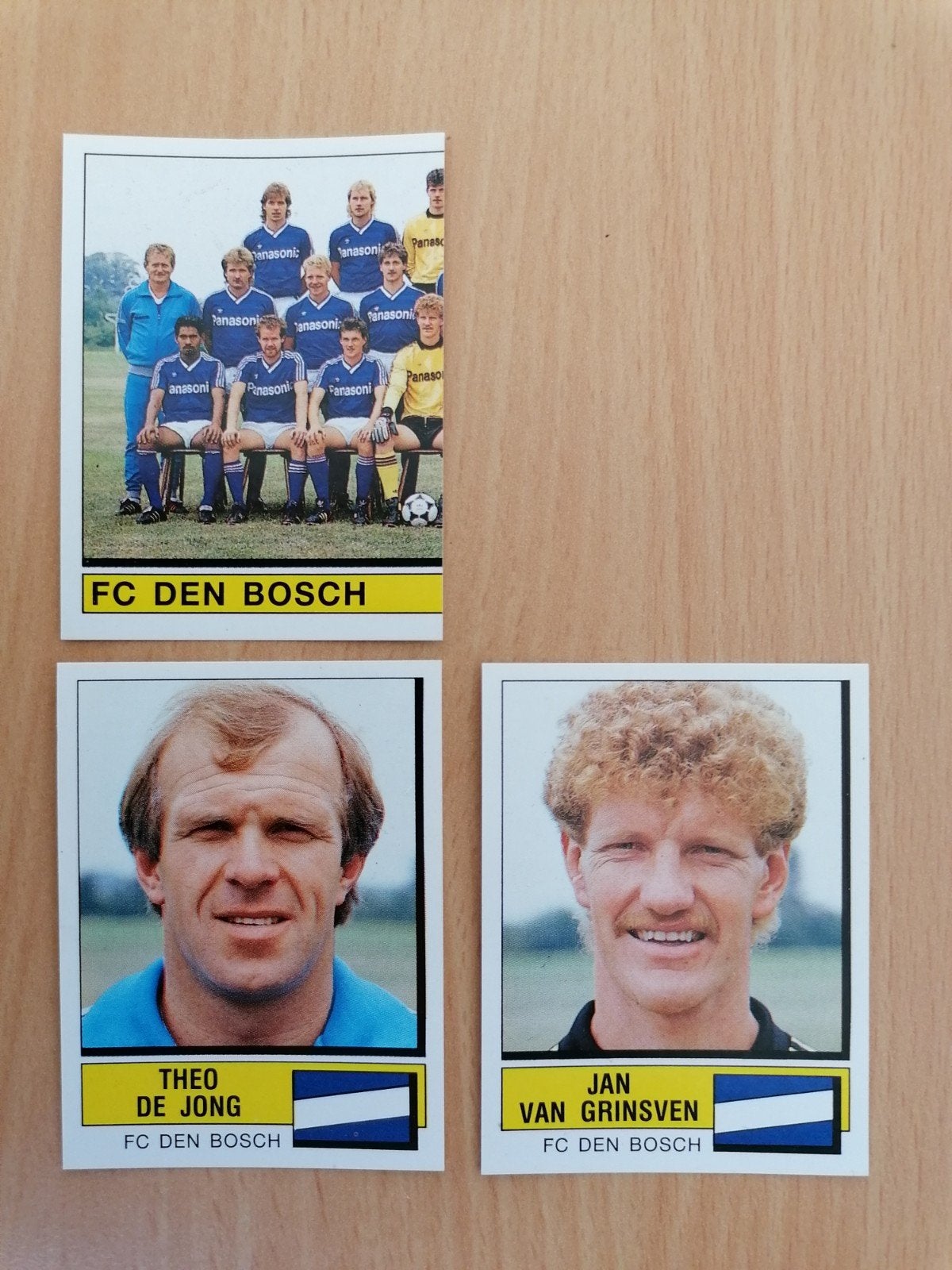 Panini Voetbal 88 FC Den Bosch 3x., Ophalen of Verzenden, Zo goed als nieuw, Overige binnenlandse clubs, Poster, Plaatje of Sticker