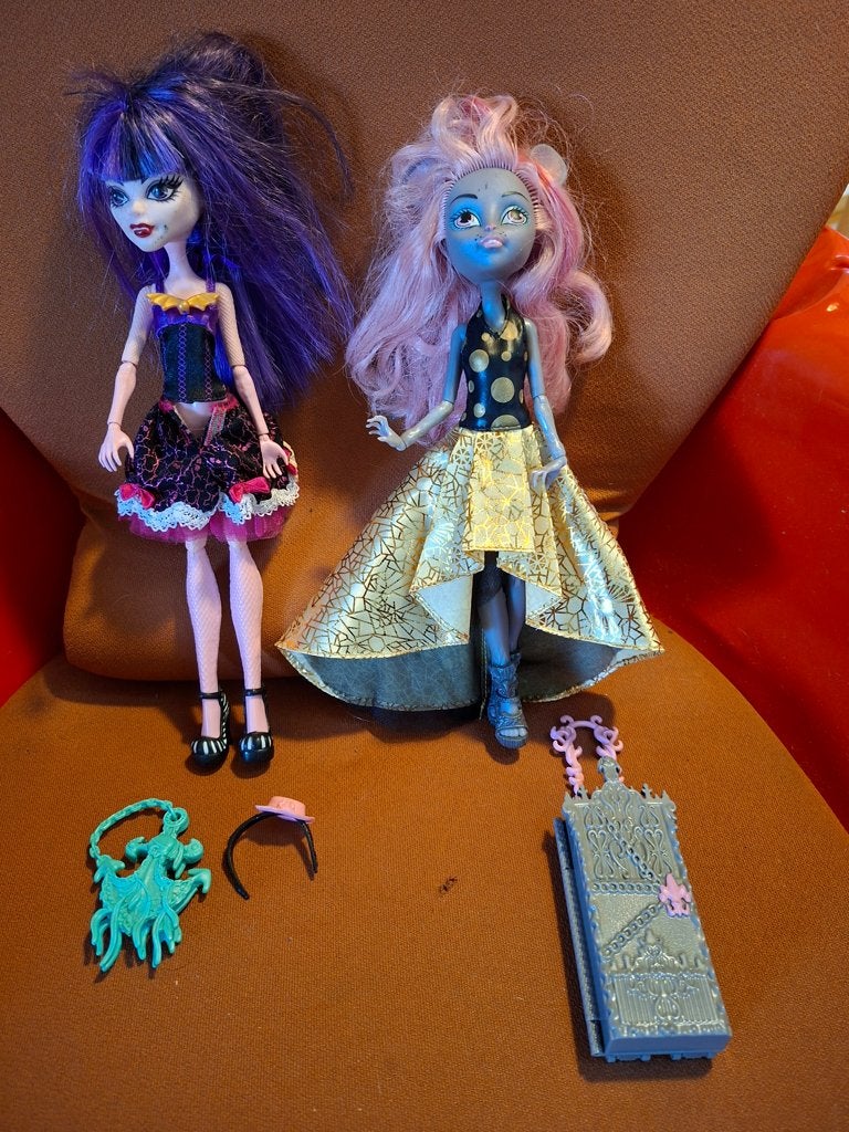 2 Design poppen uit de Mattel Monster high lijn, Ophalen of Verzenden, Beweegbaar