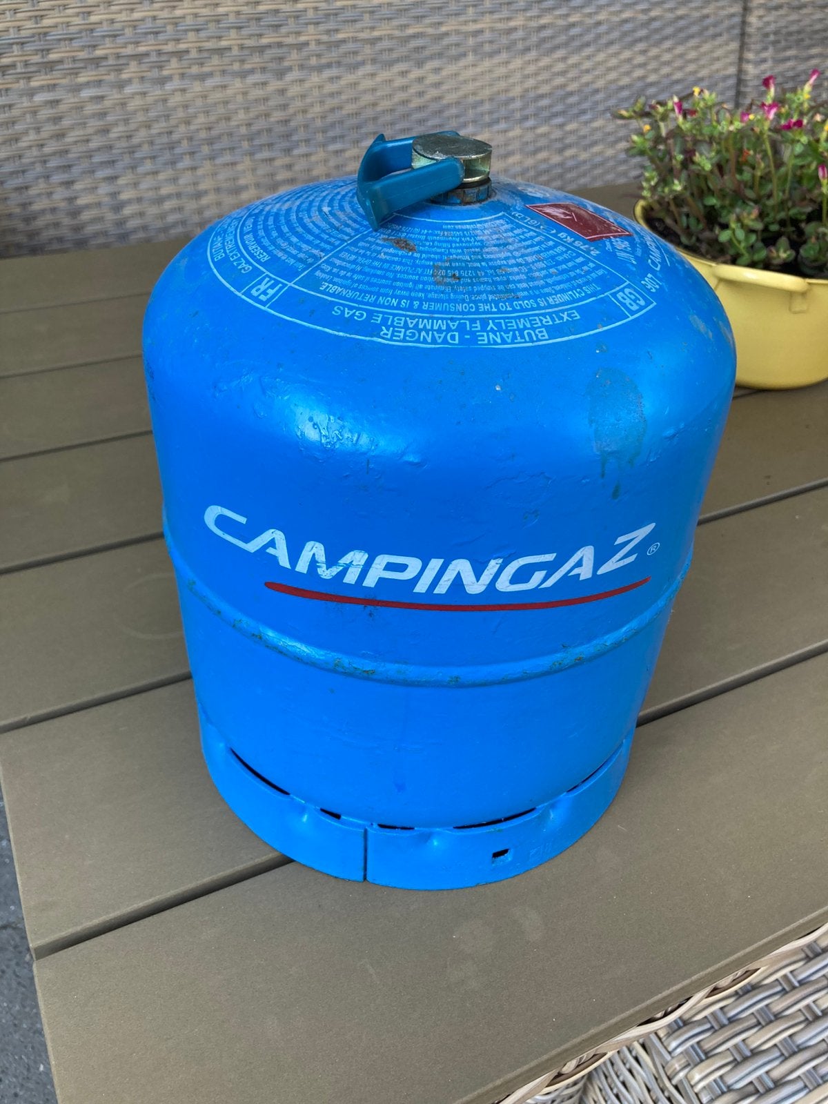 Campingaz fles 907 leeg, Ophalen, Zo goed als nieuw