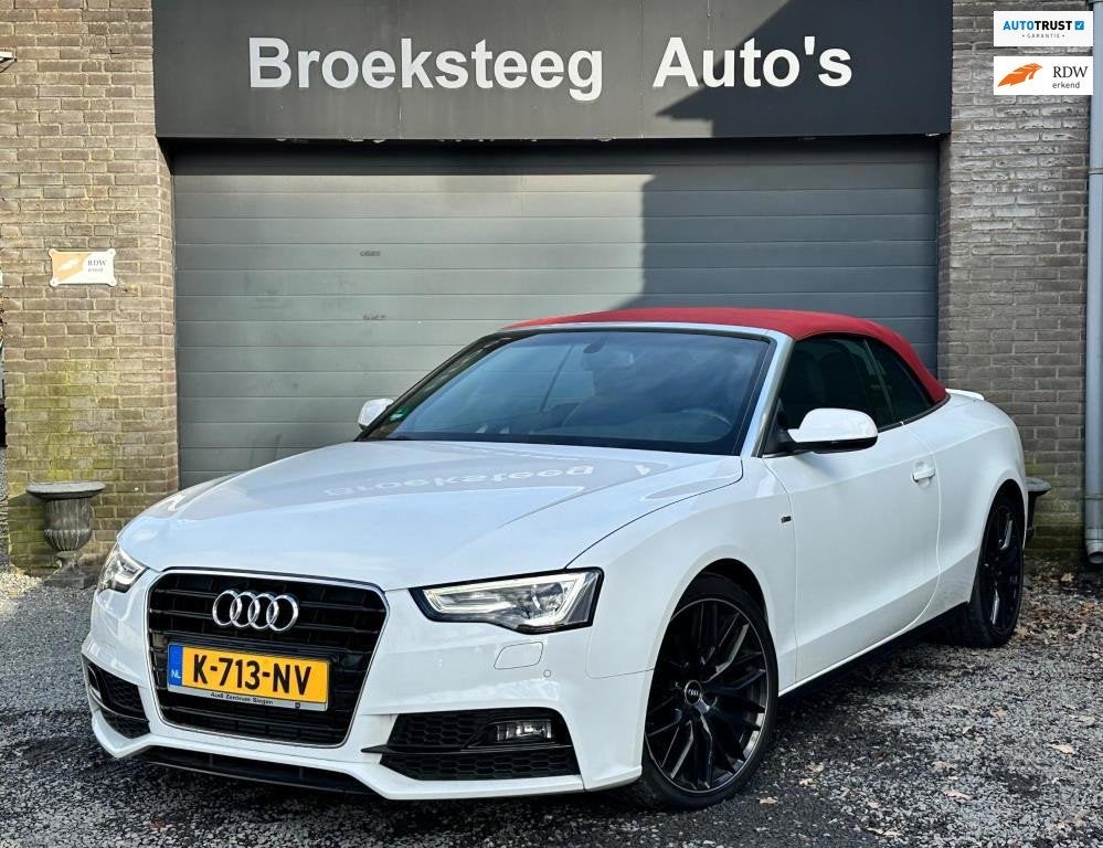 Audi A5 Cabriolet 1.8 TFSI Sport Edition Sline binnenbuiten/, Auto's, Dealer onderhouden, 15 km/l, Gebruikt, 4 cilinders