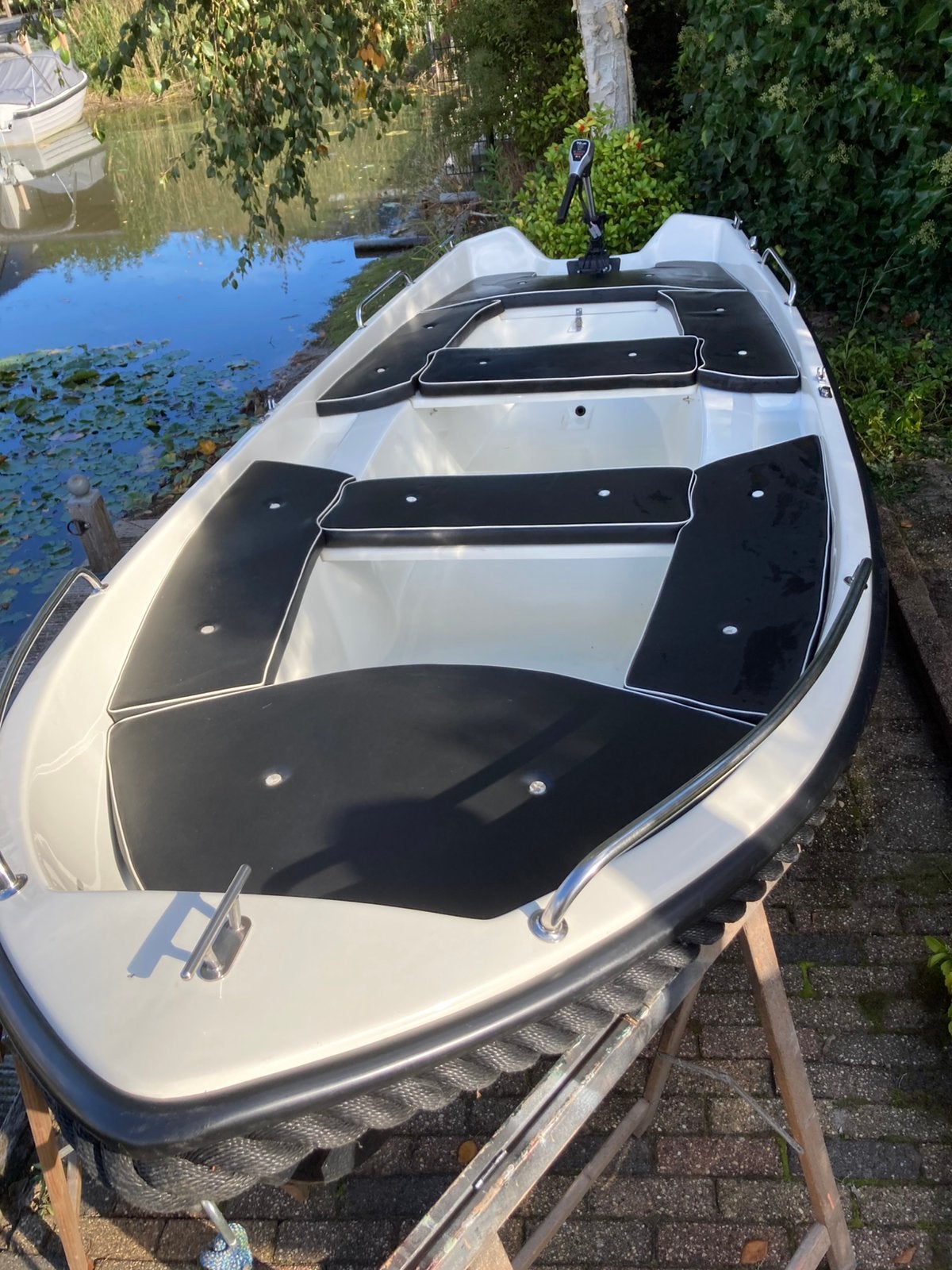 Prachtige sloep liberty remus 420 elektrisch, Watersport en Boten, Ophalen, Elektrisch, 5 m, Zo goed als nieuw
