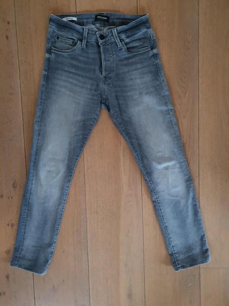 Grijze jeans van Jack&Jones maat 28/30, model slim/glenn, Kleding | Heren, Spijkerbroeken en Jeans, W32 (confectie 46) of kleiner