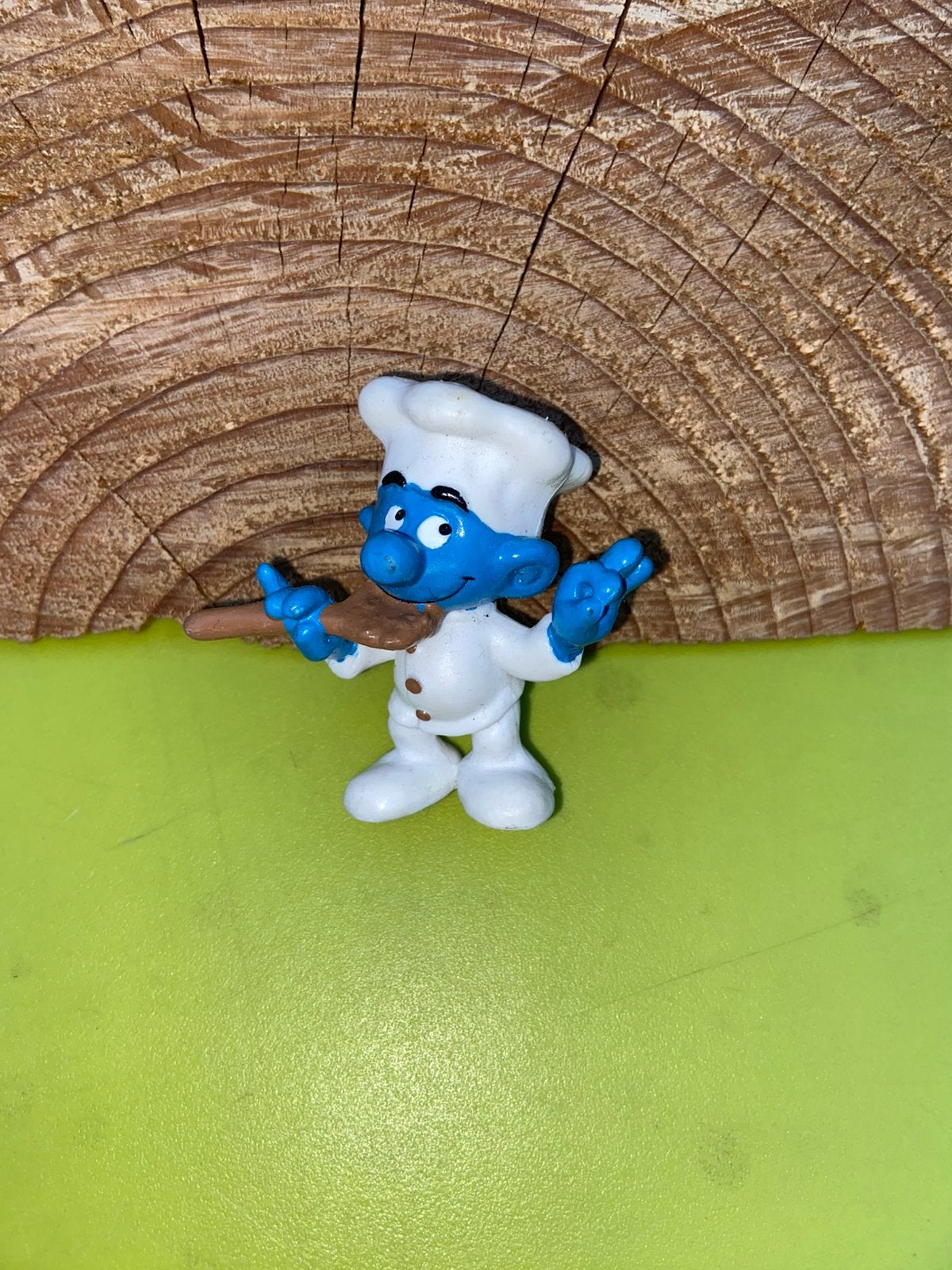 Smurfen kok smurf met lepel, Verzamelen, Smurfen, Ophalen of Verzenden, Zo goed als nieuw, Verschillende Smurfen