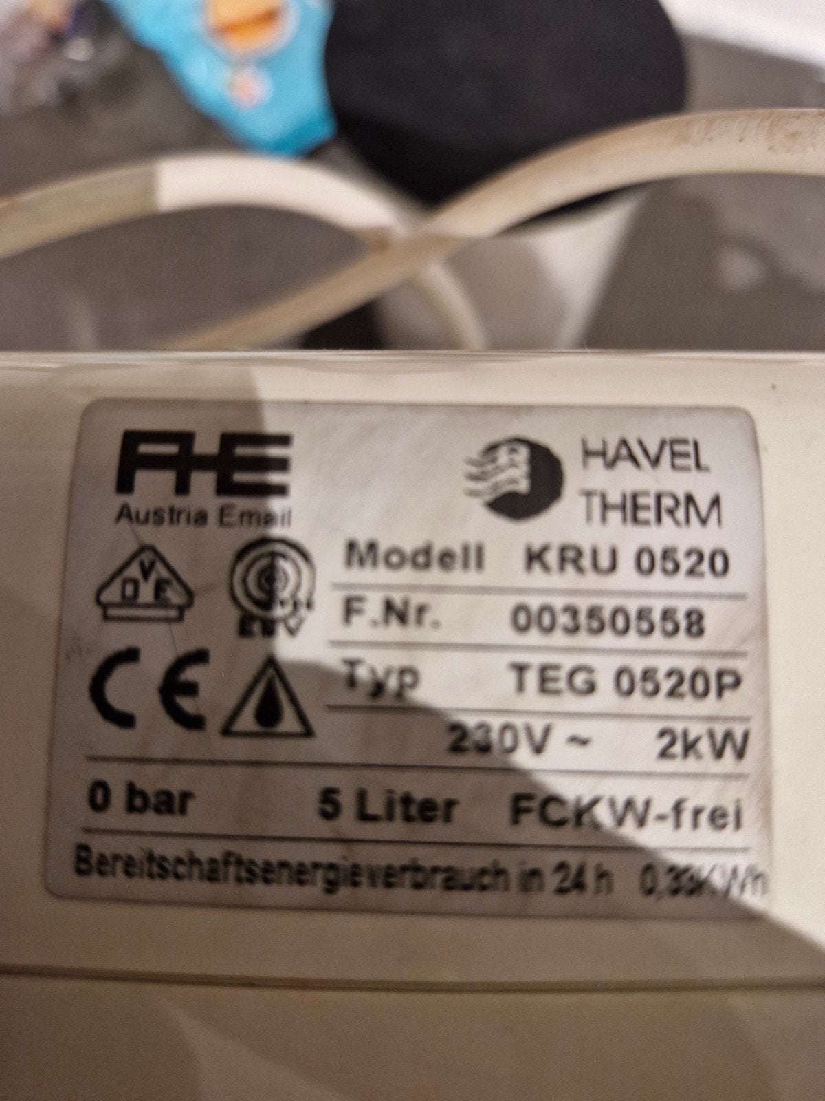drukloze Havel Therm Boiler 5 Liter - Zo goed als nieuw, Ophalen, Boiler, Zo goed als nieuw, Minder dan 20 liter