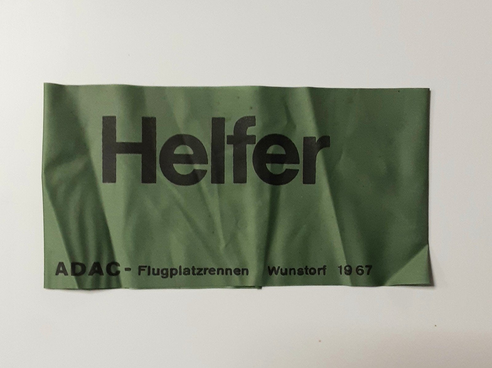 ADAC Wunstorf Flugplatzrennen 1967 Monteur band, Ophalen of Verzenden, Zo goed als nieuw, Formule 1
