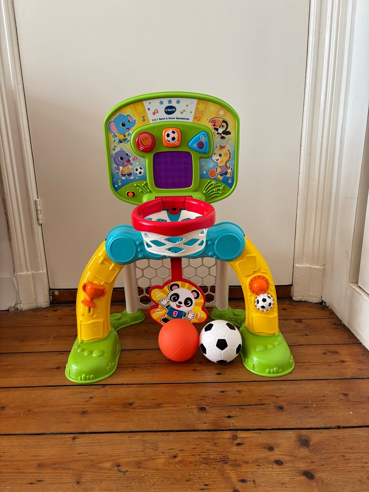 VTech 3-in-1 Sport & Scoor Speelplaats - Zo goed als nieuw, Kinderen en Baby's, Ophalen of Verzenden, Zo goed als nieuw, 6 maanden tot 2 jaar
