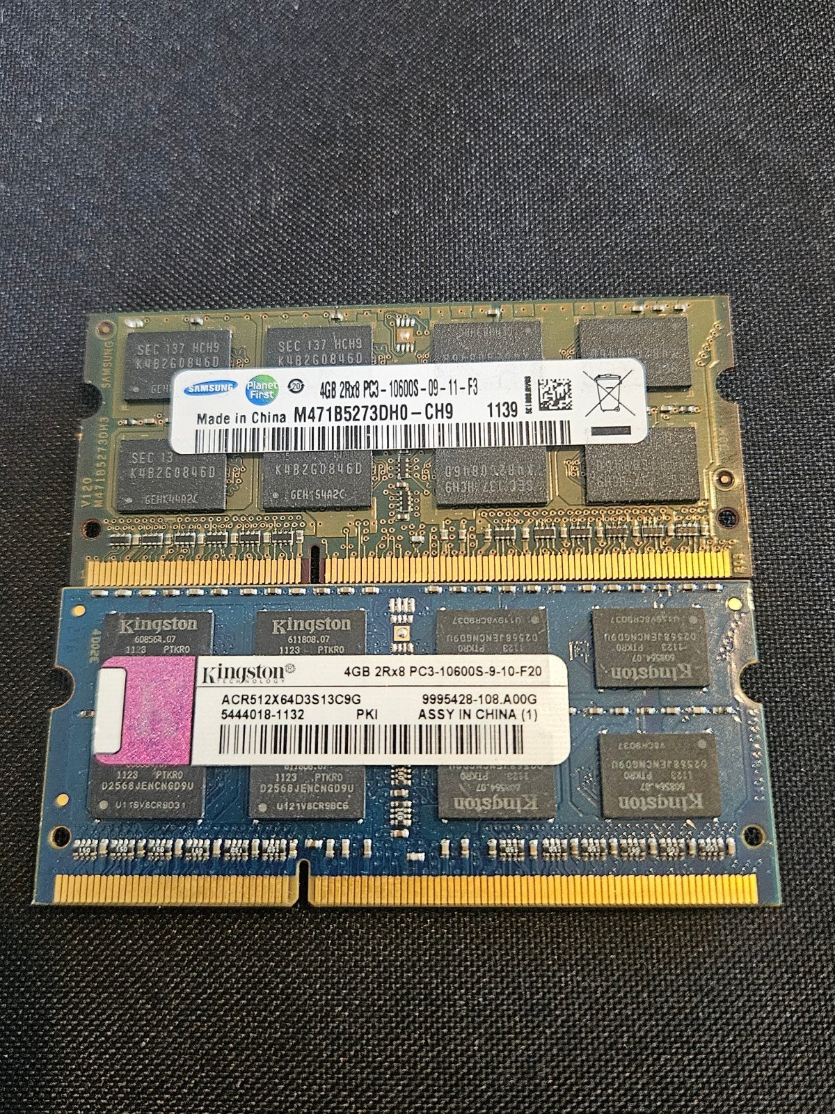 8GB (2x4GB) DDR3 RAM Geheugen voor Laptop, Gebruikt, 8 GB, DDR3, Ophalen of Verzenden
