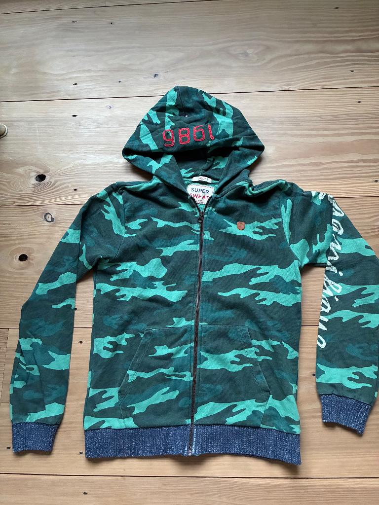 Scotch & Soda camouflage vest NIEUW 164, Kinderen en Baby's, Kinderkleding | Maat 164, Trui of Vest, Nieuw, Ophalen of Verzenden