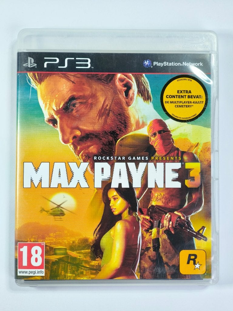 Max Payne 3 - PlayStation 3 - PS3 - PAL - Compleet, Avontuur en Actie, Sony Interactive Entertainment Network Europe Limited, Vanaf 18 jaar