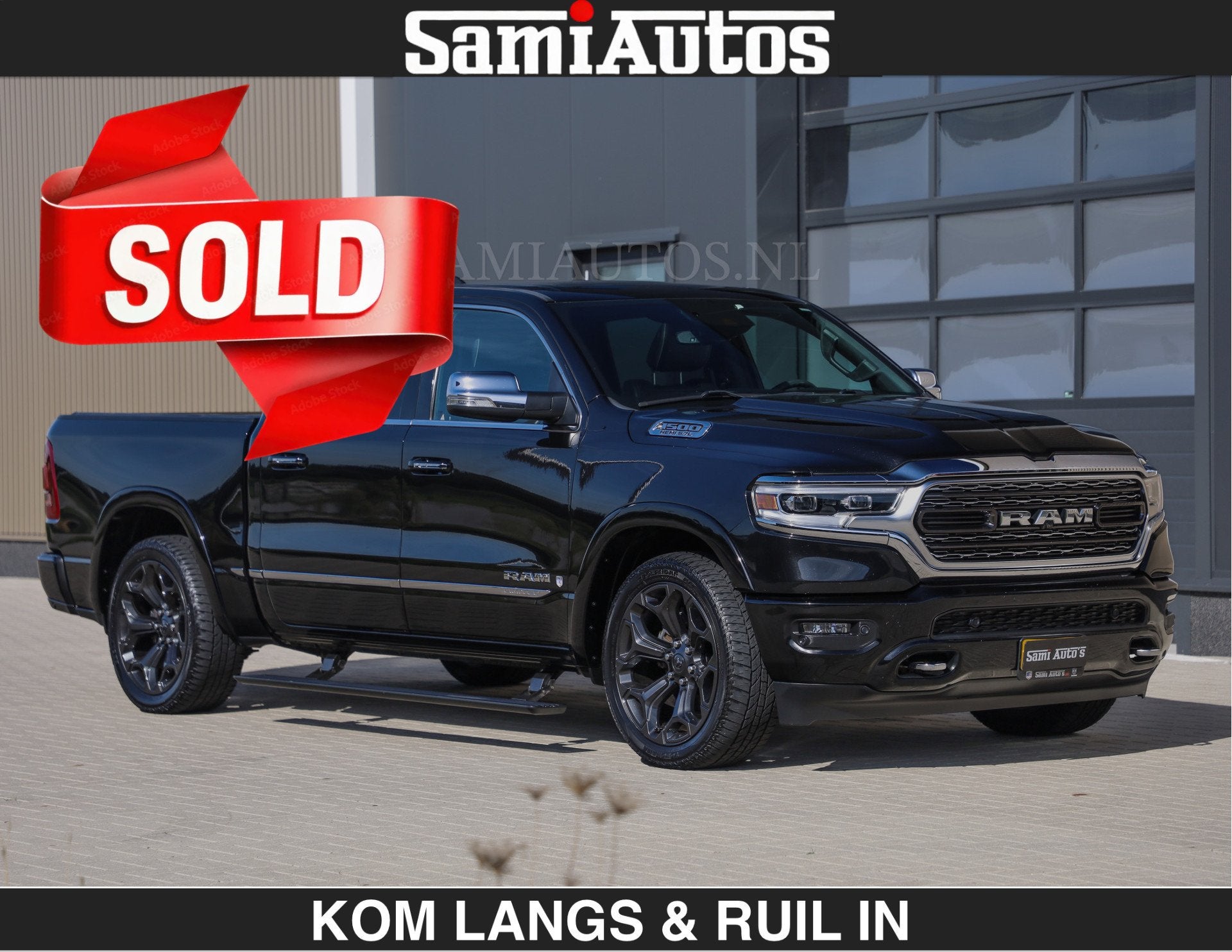 Dodge Ram LIMITED | 5.7 V8 402 PK | BOM VOL | €39950,- exc, Auto's, Automaat, Dealer onderhouden, Gebruikt, 5654 cc