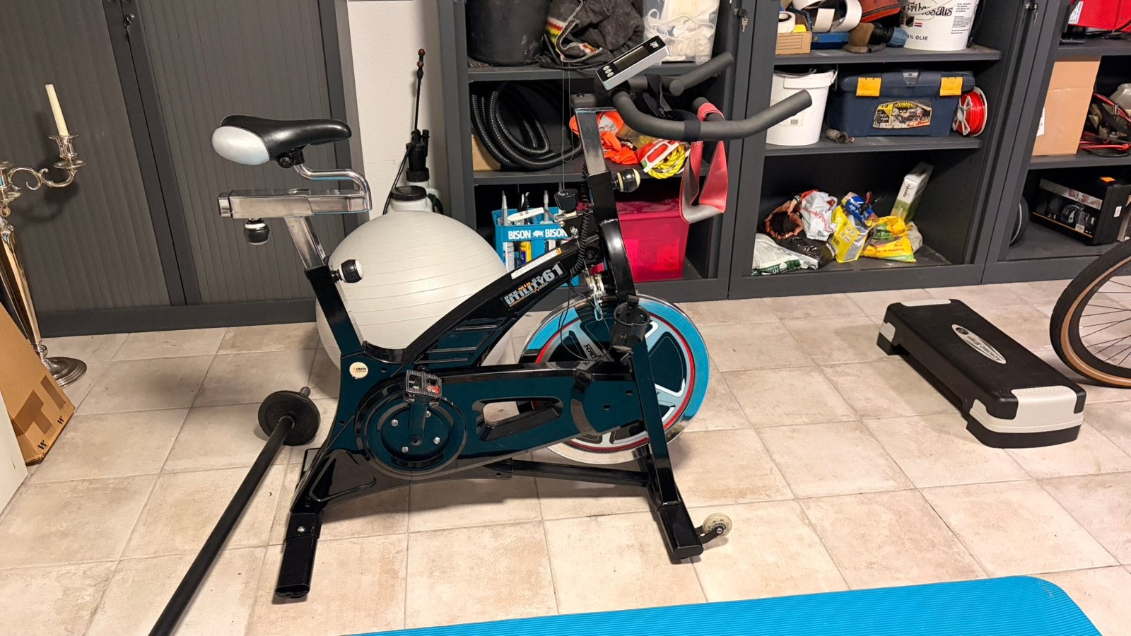 Spinningfiets DKN technology 2016, Ophalen, Gebruikt, Spinningfiets, Metaal