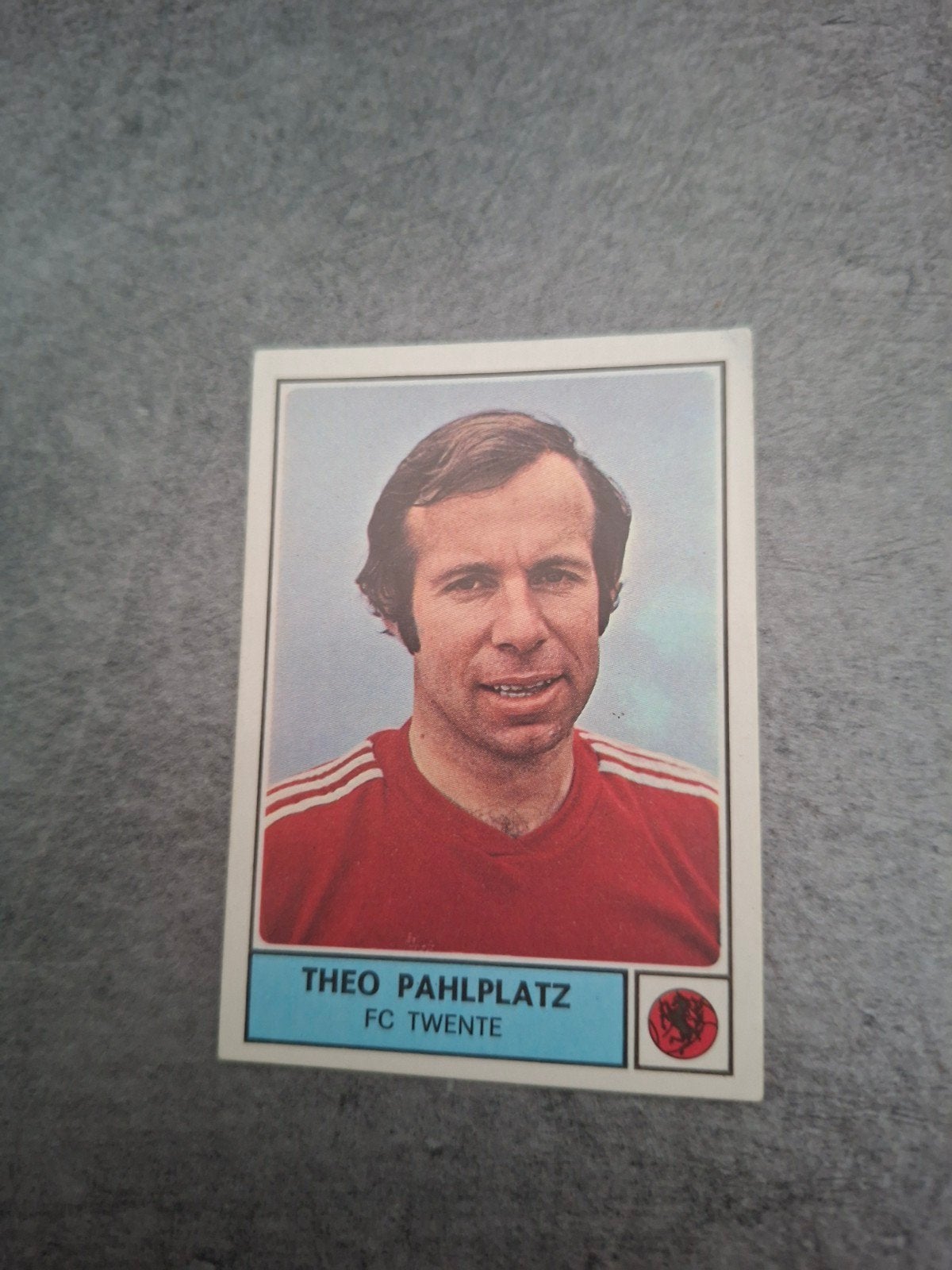 Panini sticker Voetbal 78. Theo Pahlplatz FC Twente, Ophalen of Verzenden, Zo goed als nieuw, Sticker