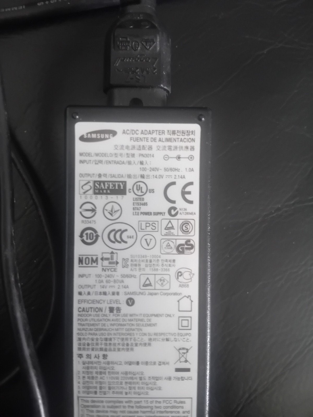 Samsung AC/DC Adapter PN3014, Ophalen of Verzenden, Gebruikt, Samsung