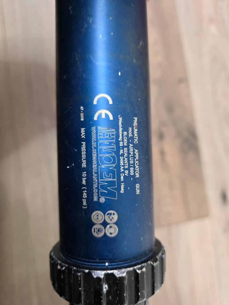 Pneumatisch Kitpistool - Bloemen Sealants AIRPLUS 600, Ophalen of Verzenden, Gebruikt