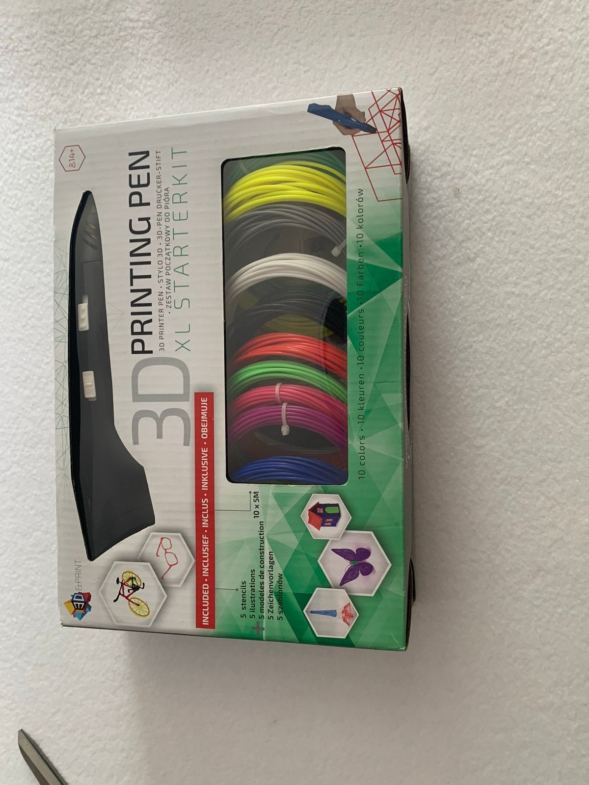 3D Printing Pen XL Starterkit met 10 kleuren filament, Computers en Software, 3D Printers, Ophalen of Verzenden, Nieuw, Filament