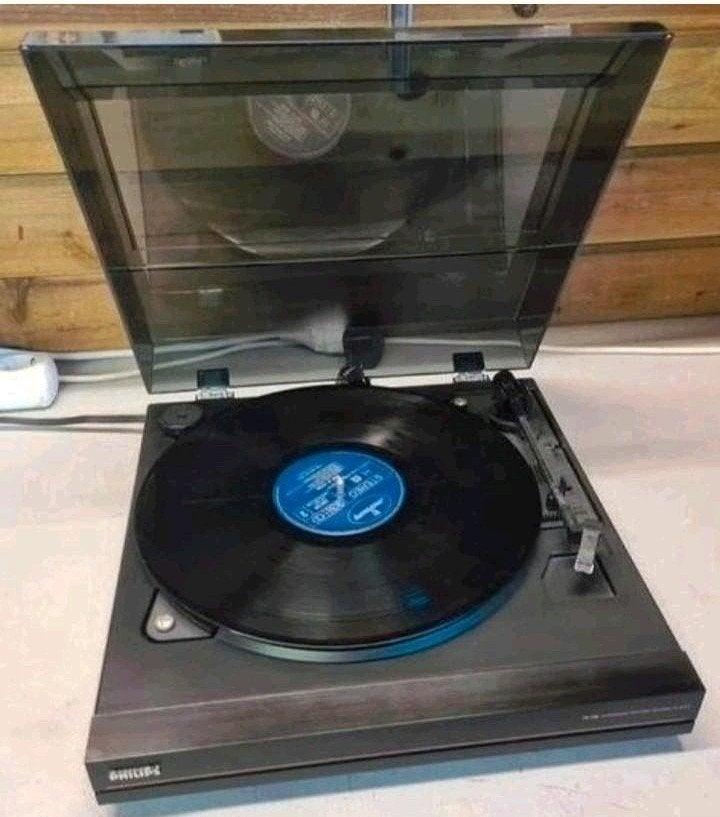 philips platenspeler fp-780 36cm breed, Ophalen of Verzenden, Gebruikt, Philips