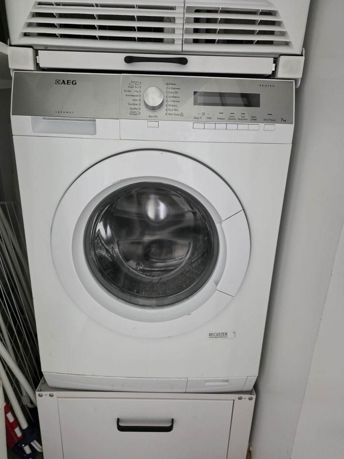 Goed werkende AEG Lavamat wasmachine (7kg), Ophalen, 6 tot 8 kg, Voorlader, Kort programma