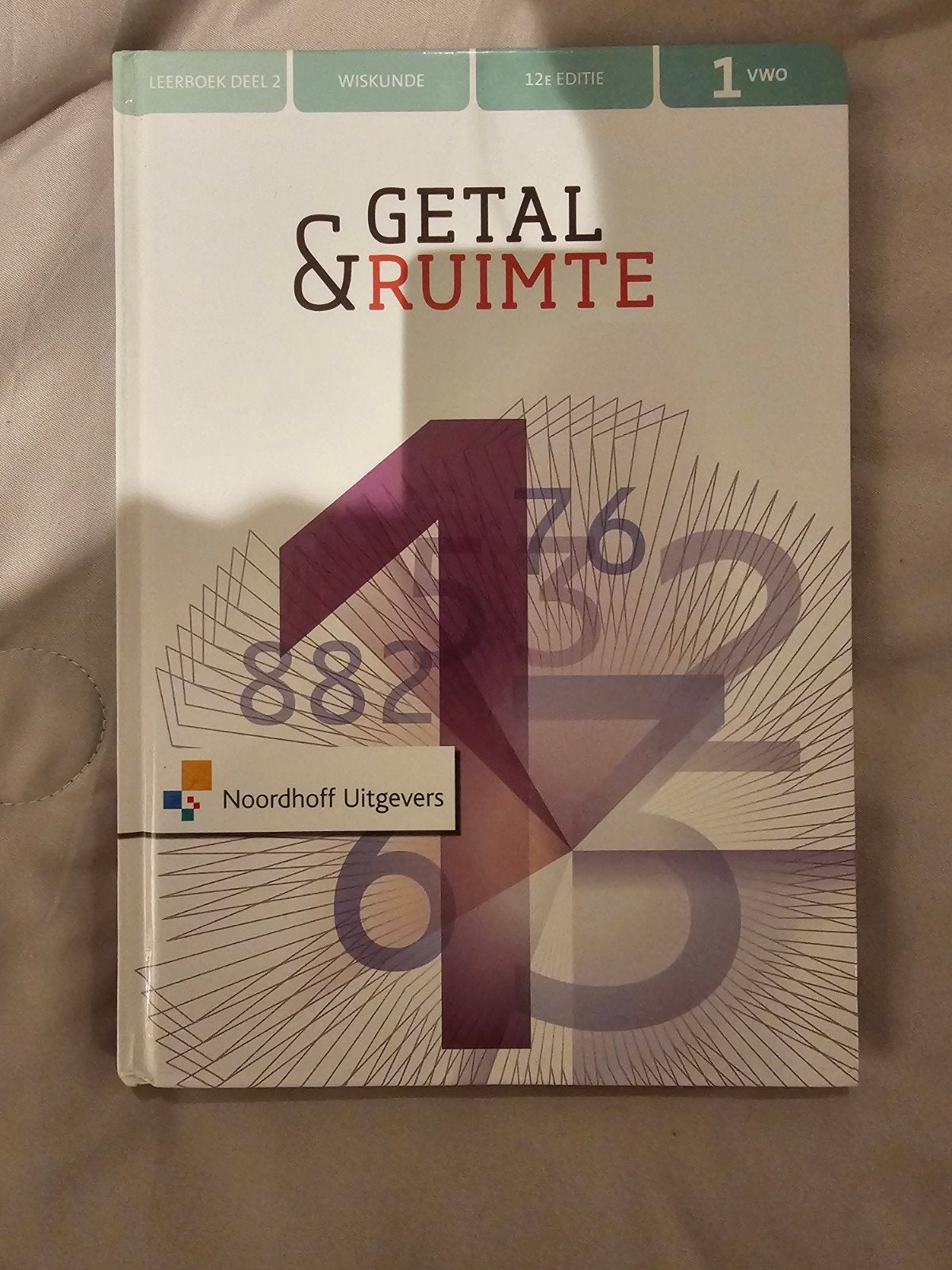 Getal & Ruimte Wiskunde 1 VWO Leerboek Deel 2 12e editie, VWO, Wiskunde A, Ophalen of Verzenden, Zo goed als nieuw