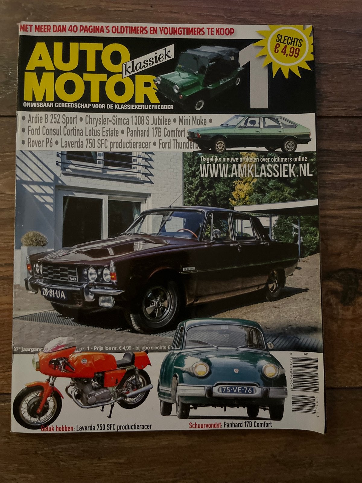 AMK: Rover P6, Panhard 17B Comfort, Mini Moke, Ford Consul, Boeken, Ophalen of Verzenden, Zo goed als nieuw