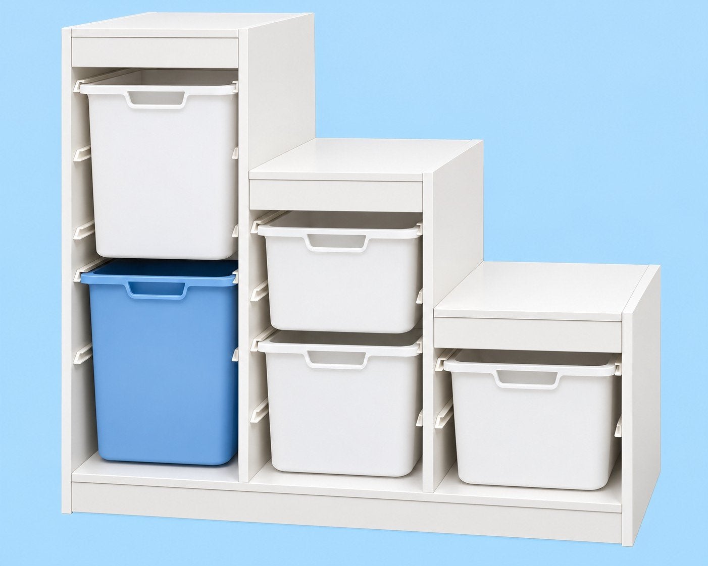 IKEA Trofast Opbergcombinatie met Bakken - Wit, Kinderen en Baby's, Kinderkamer | Overige Meubels, Ophalen, Gebruikt, Kast