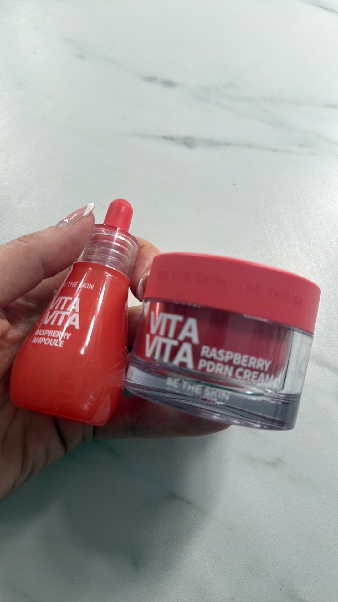 Be the skin vitavita korean skincare creme en serum, Ophalen of Verzenden, Gebruikt, Gehele gezicht