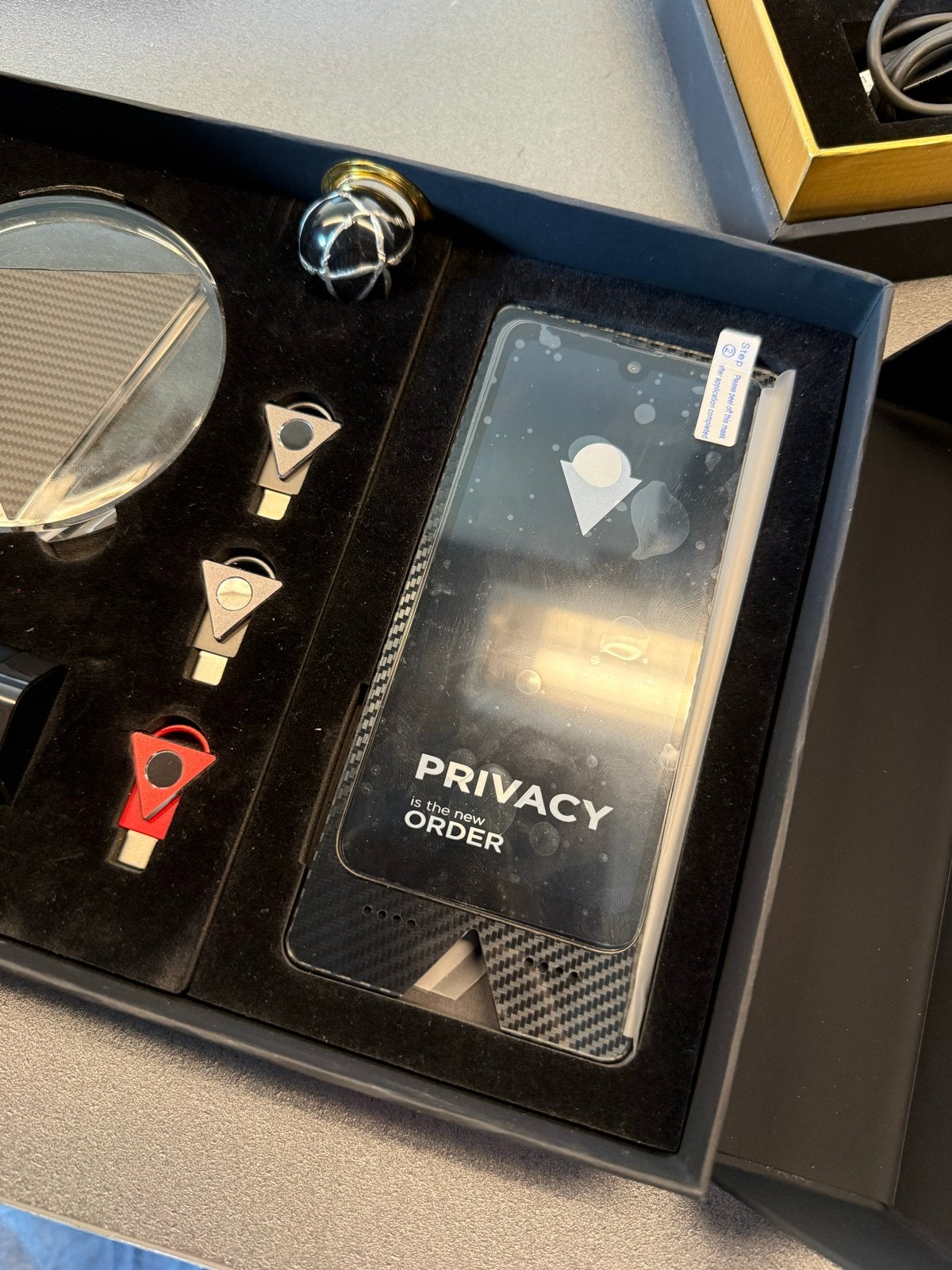 Impulse K1 Black 64GB Crypto Telefoon met Accessoires, Telecommunicatie, Overige modellen, Nieuw, Ophalen of Verzenden, Zonder simlock