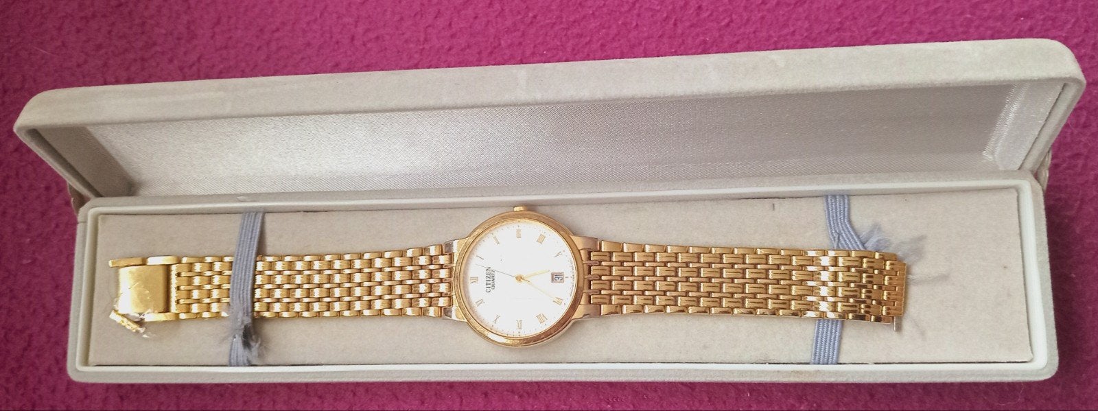 Citizen heren horloge verguld (18K), Ophalen of Verzenden, Citizen