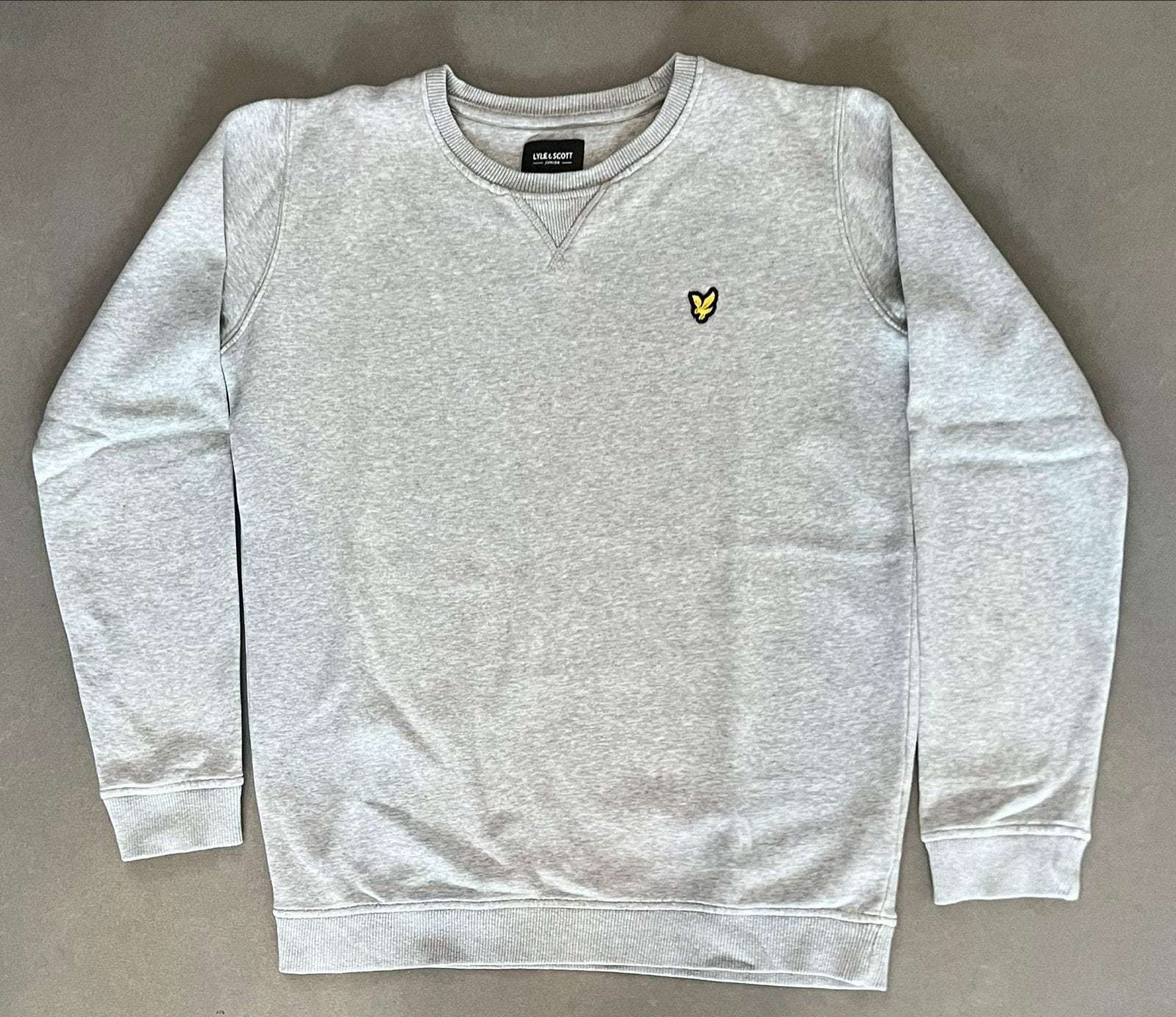Lyle & Scott Junior sweater grijs - Maat 12/13 jaar, Kleding | Heren, Ophalen, Zo goed als nieuw, Maat 46 (S) of kleiner, Grijs