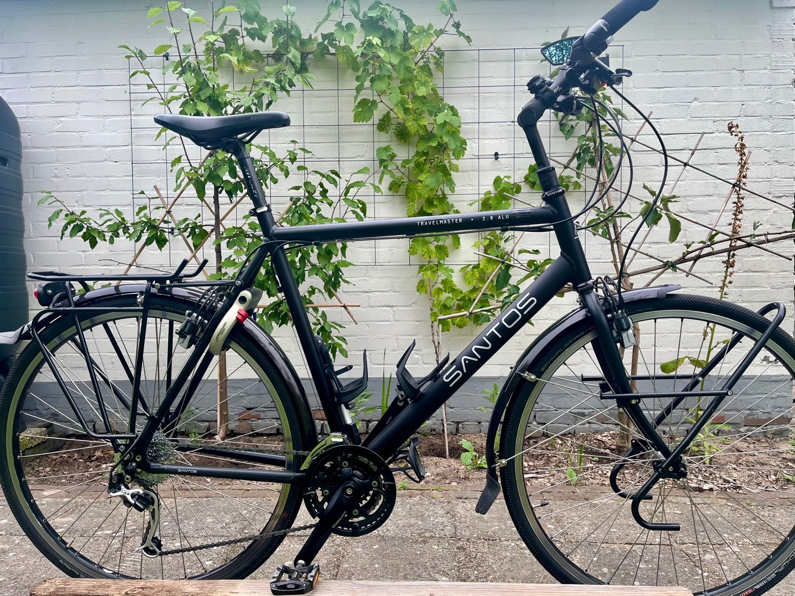 Santos travelmaster alu 2.8, 28 inch, Gebruikt, 57 tot 61 cm, Meer dan 20 versnellingen