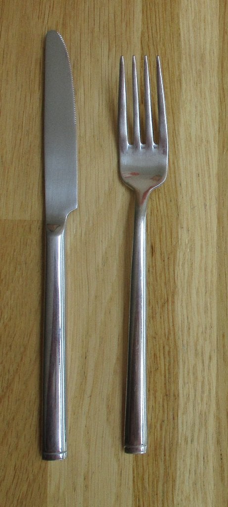 BK Waal dinervork 20,3cm 67gram dinermes 22,5cm 93gram, Ophalen of Verzenden, BK, Rvs of Chroom