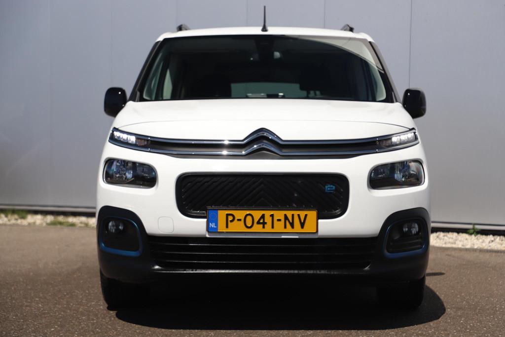Citroen ë-Berlingo XL Feel 50 kWh Rolstoel Auto Oprijplaten, Gebruikt, 750 kg, Met garantie (alle), Wit