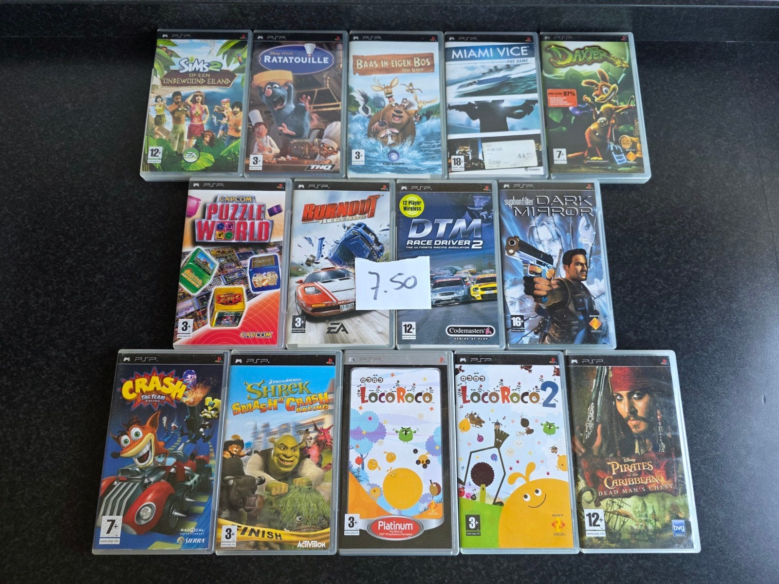 14 PSP UMD games voor 7,50 ps, Gebruikt, Overige genres, 1 speler, Ophalen of Verzenden